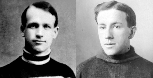 Martin Nolan (L) scored the first goal in NAHC history; Francis Craft (R) led the league in scoring in its first season